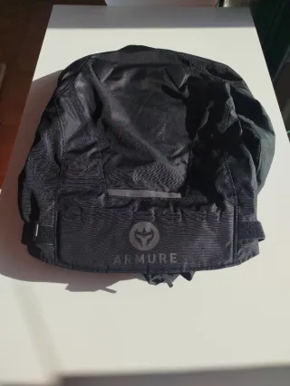 Chaqueta de moto negra