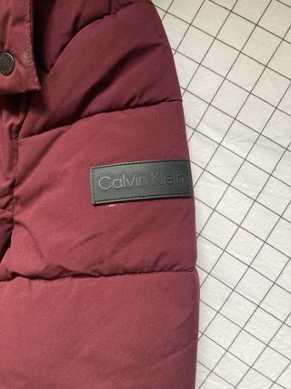 Chaqueta Calvin Klein Roja Invierno