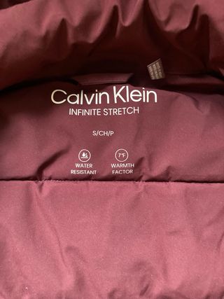 Chaqueta Calvin Klein Roja Invierno