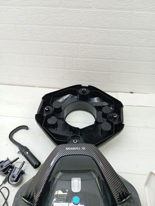 Robot pulitore per piscina AIPER Seagull SE, aspirapolvere per piscine dure 90 minuti, indicatore LED, parcheggio automatico