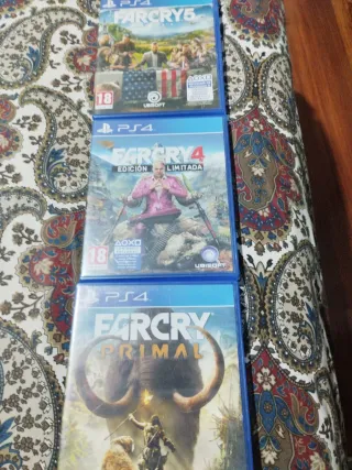 Juegos PS4 Far Cry 5, 4 y Primal