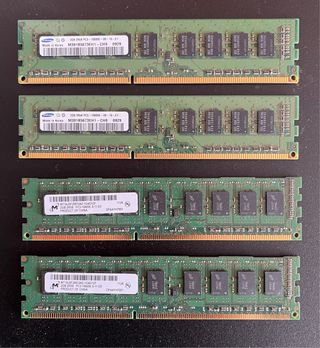 4x 2GB RAM SERVER DDR3 ECC PC3-10600E