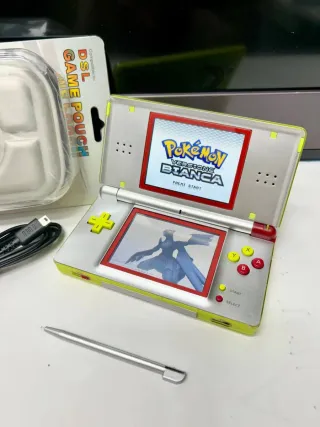 Nintendo DS Lite Grigio e Giallo Fluo