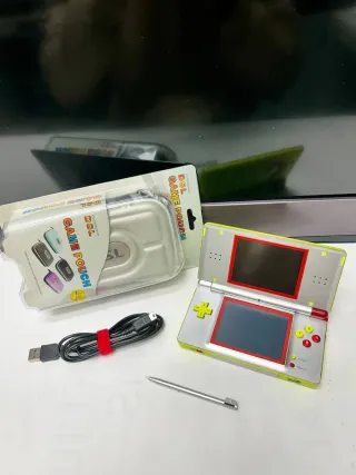 Nintendo DS Lite Grigio e Giallo Fluo