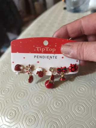 Pendientes Navideños Adornos Festivos