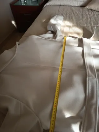 Cappotto donna lungo panna