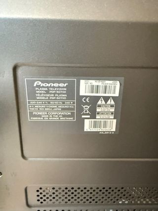 Televisor Plasma Pioneer PDP-507XD 50