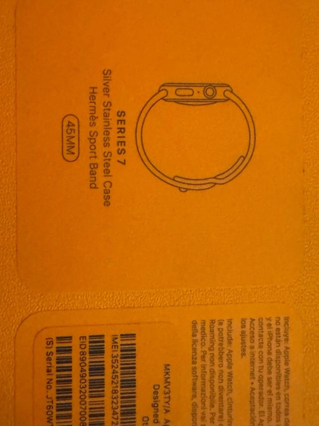 Apple Watch 7 Hermes 45mm