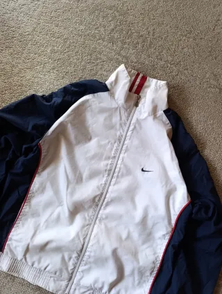 Chaqueta Nike Vintage Azul y Blanca