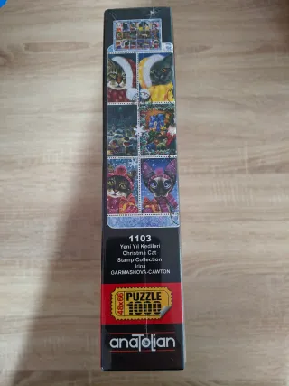 Puzzle Anatolian 1000 Piezas Gatos Invierno