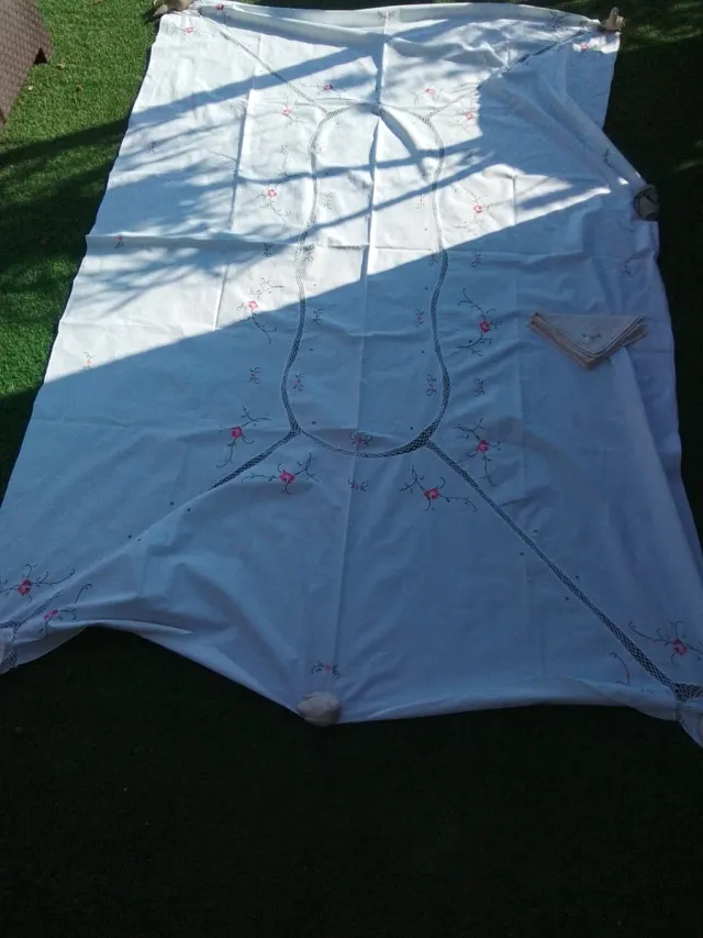 Antico tovagliato con tovaglioli