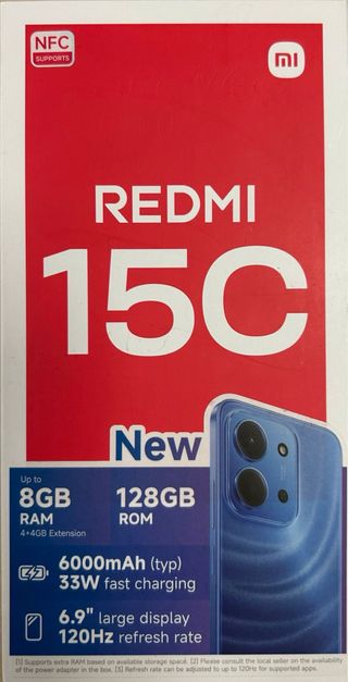 Xiaomi Redmi 15C 128GB Nuevo Precintado