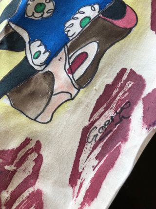 quadro con disegno batik artigianato Tanzania