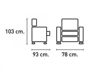 Sillón relax con elevador eléctrico