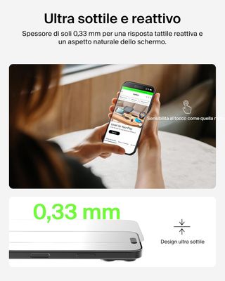 Belkin ScreenForce Pellicola Vetro Temperato 2-Pac