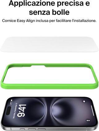 Belkin ScreenForce Pellicola Vetro Temperato 2-Pac