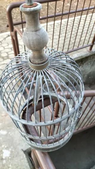 Gabbia per uccelli vintage