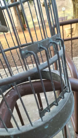 Gabbia per uccelli vintage