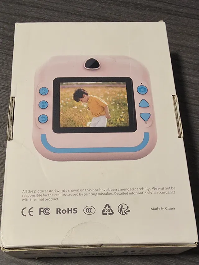 Cámara infantil Print Camera azul/rosa