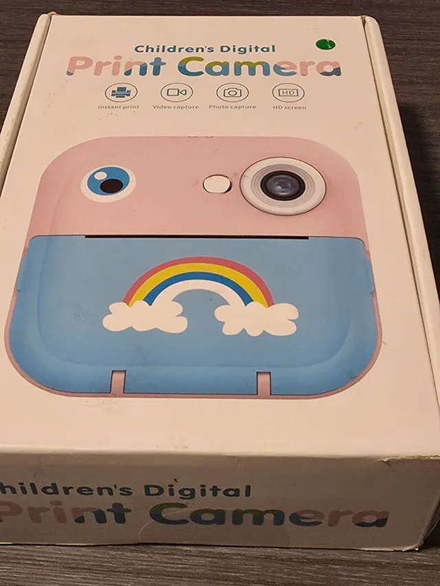 Cámara infantil Print Camera azul/rosa