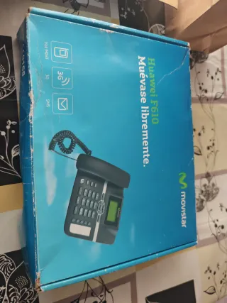 Teléfono sobremesa Movistar Negro