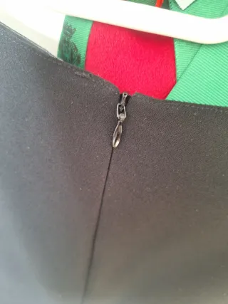 Blusa Zara negra cruzada