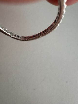 Anillo Pandora Corazón Plata