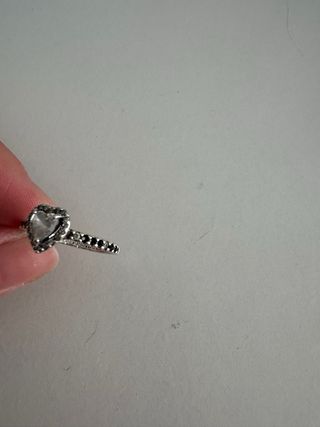 Anillo Pandora Corazón Plata