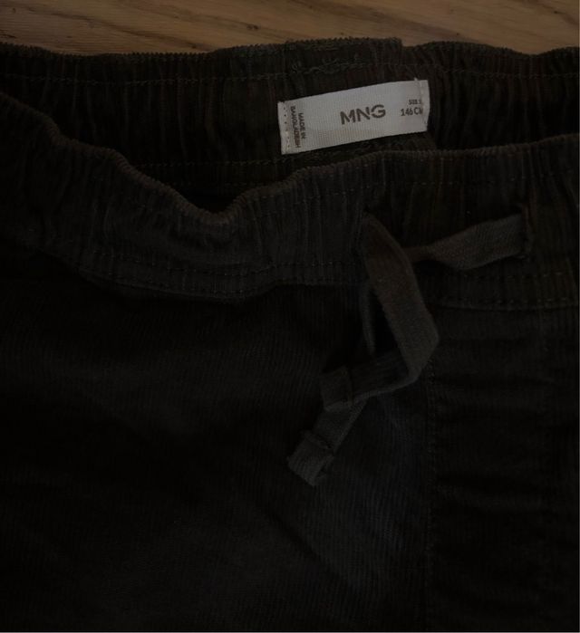 Pantalón pana niño verde talla 11