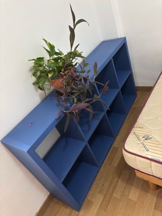 Cajonera Ikea Kallax Azul 77x147