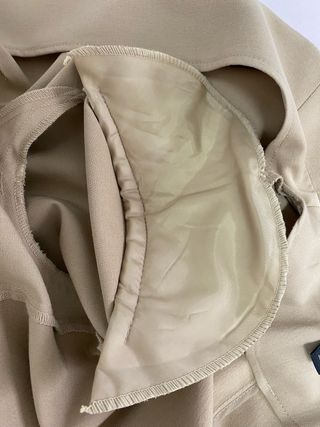 Blazer oversize beige