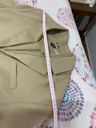 Blazer oversize beige