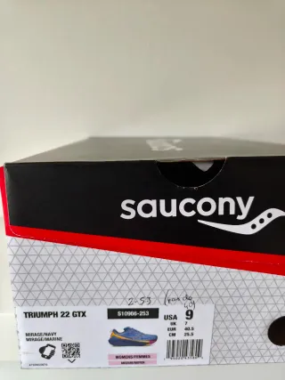 Saucony Triumph Gore-Tex Gris/Amarillo