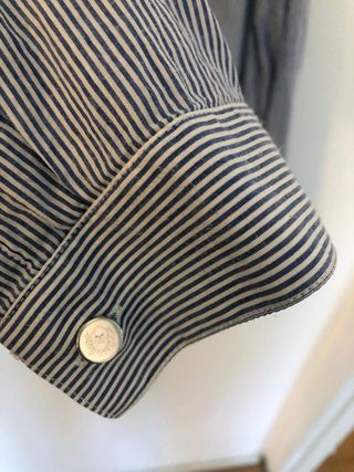 Camisa The Kooples Rayas Azul y Blanco talla L