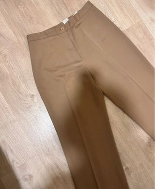 Pantalones de Lana Marrones