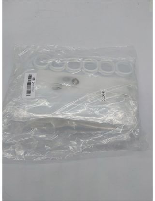 Cortina de Baño y Ducha Impermeable, Transparente,