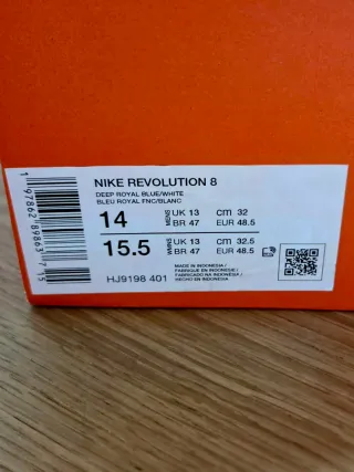 Zapatillas Nike Revolution 8 T48.5