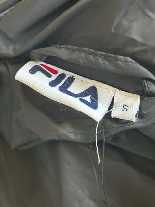 Piumino lungo nero FILA taglia S
