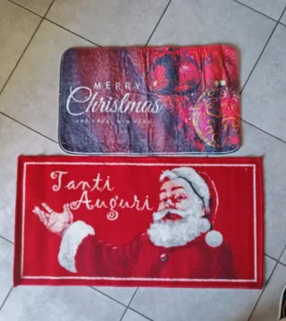 2 Tappeti Natalizi Multicolore