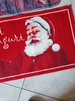 2 Tappeti Natalizi Multicolore