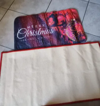 2 Tappeti Natalizi Multicolore