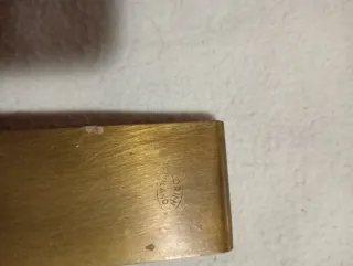 Fermacarte Vintage Ottone