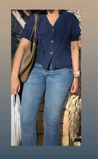 Pantalones Vaqueros Slim Fit Azules