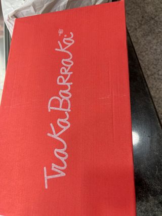 Zapatillas Trakabarraka Cuadros Rosa y Rojo