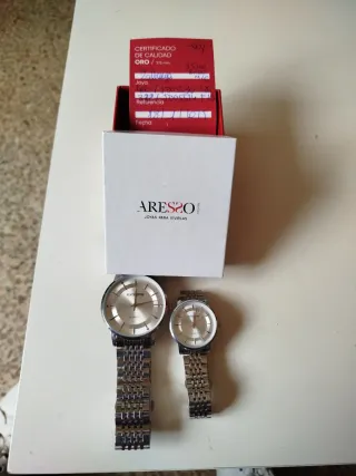 Relojes ARESCO Oro y Plata para Hombre y Mujer