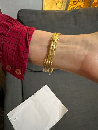 Collar de oro 18 k y pulsera de oro 18 k