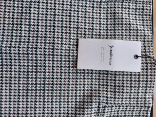 Minifalda Stradivarius cuadros L / 40 / 12