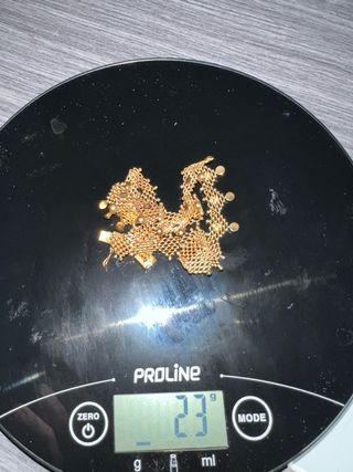 Collar de oro 18 k  con detalles