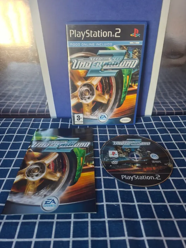 PS2 NEED FOR SPEED 2 UNDERGROUND ORIGINAL COMPLETO