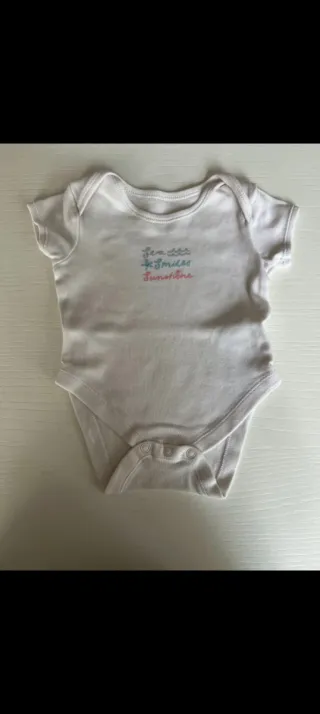 Body bebé rosa con dibujo